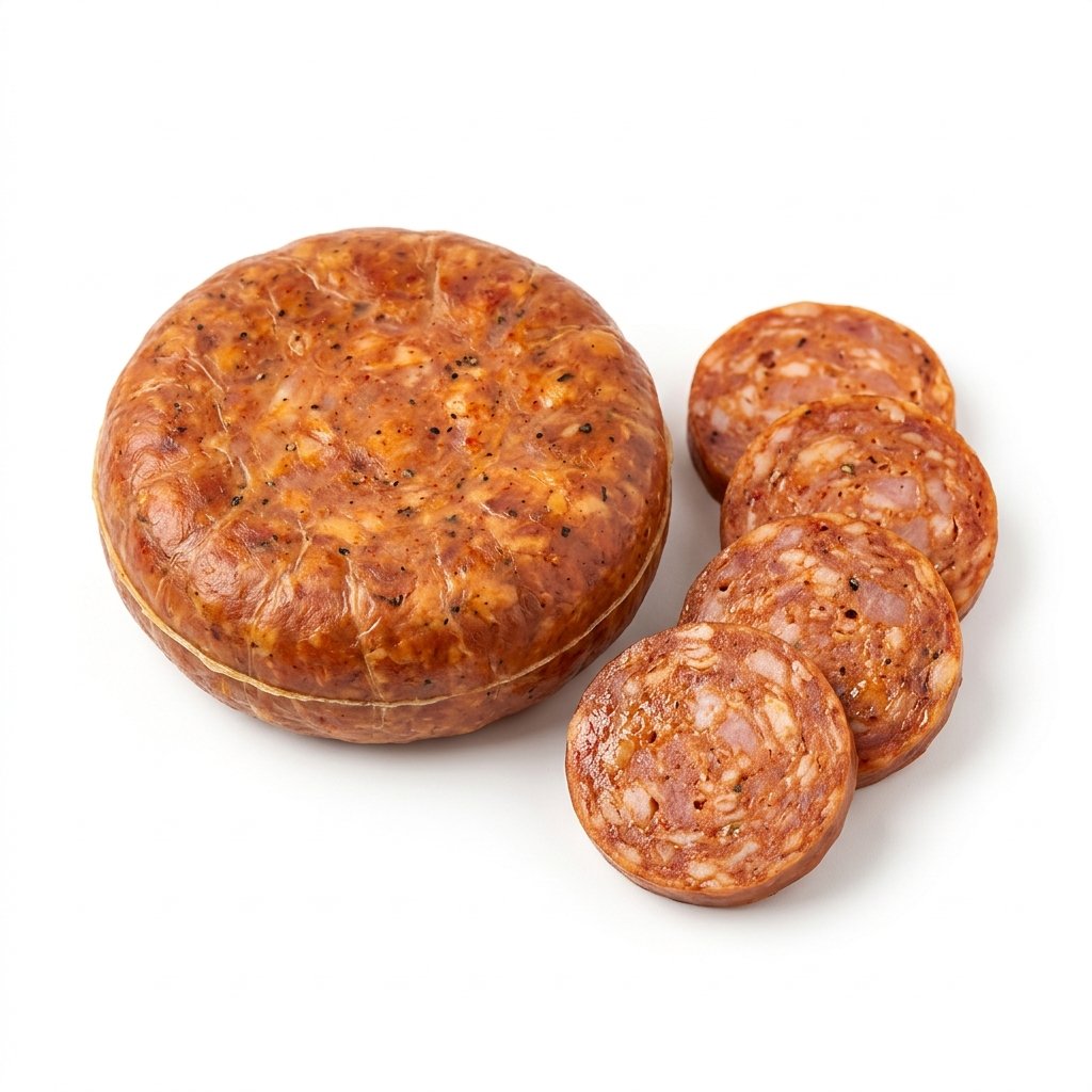ROUND OF PRECOOKED POULTRY CHORIZO